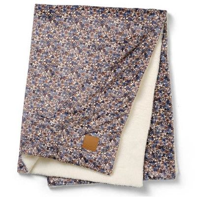 Elodie Details pärlsammetfilt, blue garden, blue garden