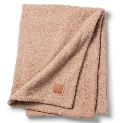 Elodie Details pärlsammetfilt, pink bouclé, pink bouclé