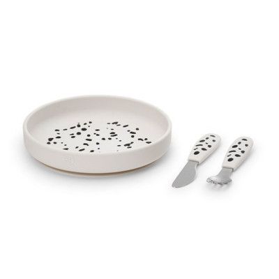 Elodie Details servis i silikon 3 delar, dalmatian dots