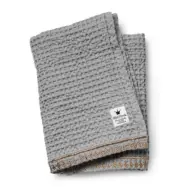 Elodie Details waffle blanket, gilded grey