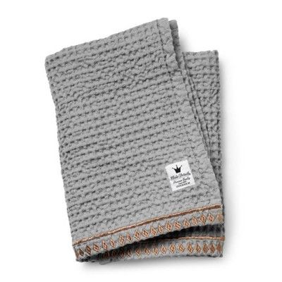 Elodie Details waffle blanket, gilded grey