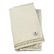 Elodie Details waffle blanket, vanilla white