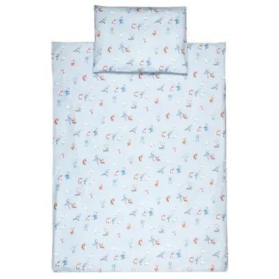 Rätt Start påslakanset vagn/vagga, Emil i Lönneberga blå