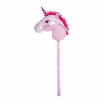 Övrigt lek Käpphäst med ljud - Enhörning rosa