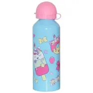 Aluminiumflaska Cupcake Unicorn Blå