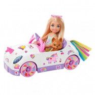 Barbie Chelsea Unicorn bil med docka