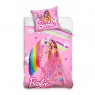 Barbie och Unicorn Sängkläder Påslakanset 150x210 cm