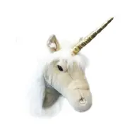 Brigbys - Djurhuvud - Beige Unicorn Head