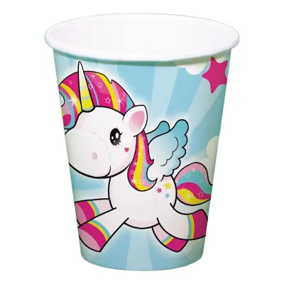 Pappersmuggar Enhörning - 8-pack