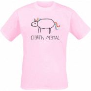 Death Metal - Enhörning T-shirt - S 3XL - för Herr - rosa