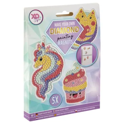 Diamond Painting Magneter Unicorn 5-p - Leksaksaffären -  Leksaksaffären