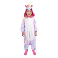 Enhörning Pastell Barn Kigurumi - Medium