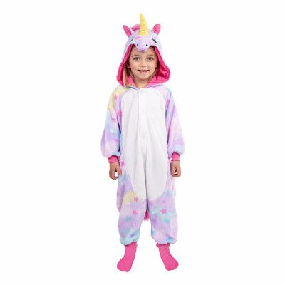 Enhörning Pastell Barn Kigurumi - Medium