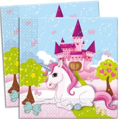 Enhörning Slott Servett 20-pack