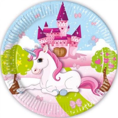 Enhörning Slott Tallrikar 8-pack