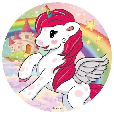 Enhörning Tårtbild 16cm