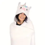 Filt med Luva Unicorn