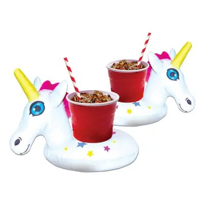 Flytande Drickahållare Enhörning - 2-pack