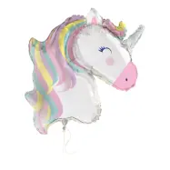 Folieballong Enhörning Lila
