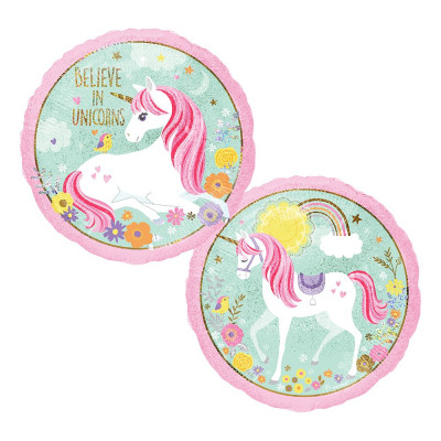 Folieballong Magisk Enhörning Holografisk