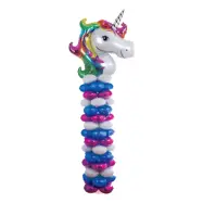 Folieballong Unicorn Pelare Kit