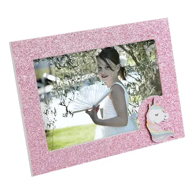Fotoram Unicorn Rosa/Glitter