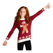 Galen Pepparkaka Jultröja för Barn - X-Large