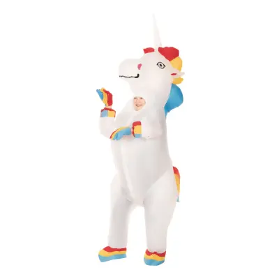 Gigantisk Enhörning Barn Maskeraddräkt - One size