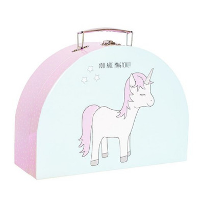 Jabadabado pappväska 2-pack, enhörning&regnbåge