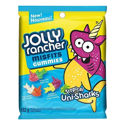 Jolly Rancher Misfits Gummies Uni- Sharks - 182 gram
