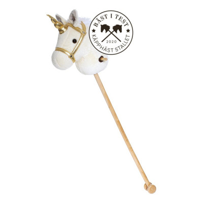 Käpphäst Enhörning Vit - 100 cm