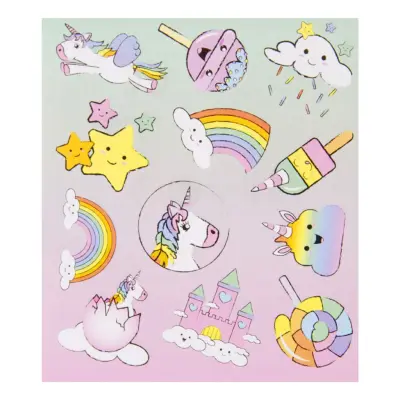 Klistermärken Enhörning