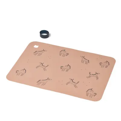Liewood underlägg silikon Jude, unicorn/pale tuscany