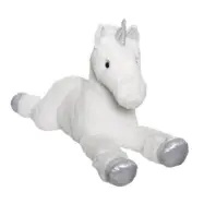 Liggande enhörning Vit 100 cm - Teddykompaniet -  Leksaksaffären