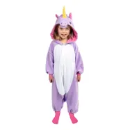 Lila Enhörning Barn Kigurumi - Large