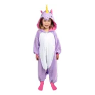 Lila Enhörning Barn Kigurumi - Medium