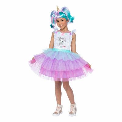 L.O.L Surprise Unicorn Deluxe Barn Maskeraddräkt - Medium