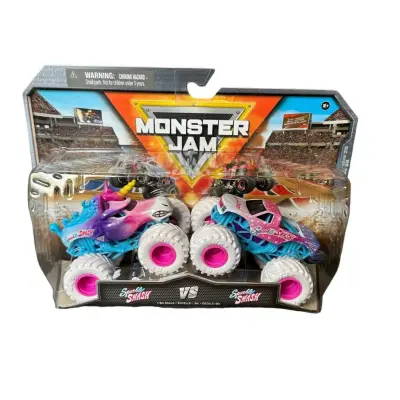 Monster Jam 1:64 2-pack Sparkle Smash Vs Sparkle Smash