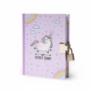 My secret diary Unicorn Dagbok med lås