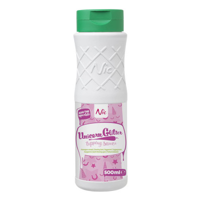 Nic Topping Unicorn Glitter - 0,5 liter