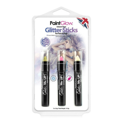 PaintGlow Unicorn Glitter Sminkpennor Kit