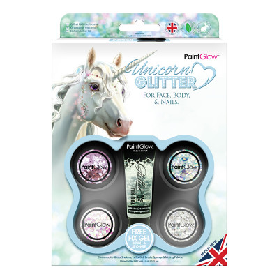 PaintGlow Unicorn Glitter Sminkset