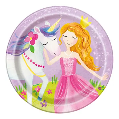 Pappersassietter Magisk Prinsessa - 8-pack