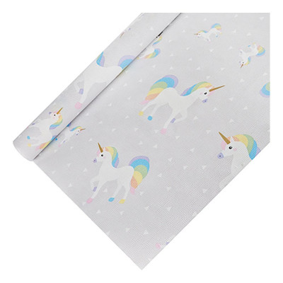 Pappersduk Enhörning Grå
