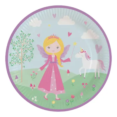 Papperstallrikar Prinsessa&Riddare - 8-pack