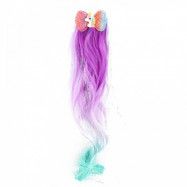 Rainbow hårslinga med unicorn rosett