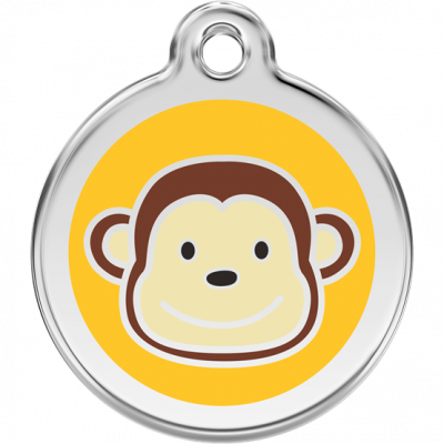 Red Dingo - ID-bricka Skolväska Apa Gul