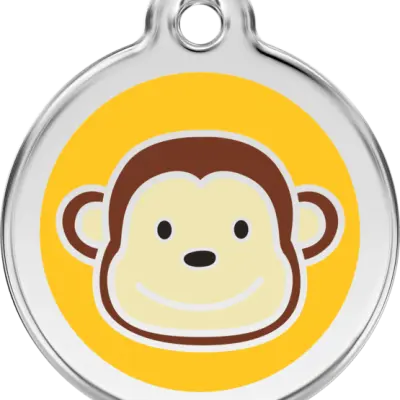 Red Dingo - ID-bricka Skolväska Apa Gul