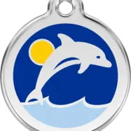 Red Dingo - ID-bricka Skolväska Delfin Mörk Blå
