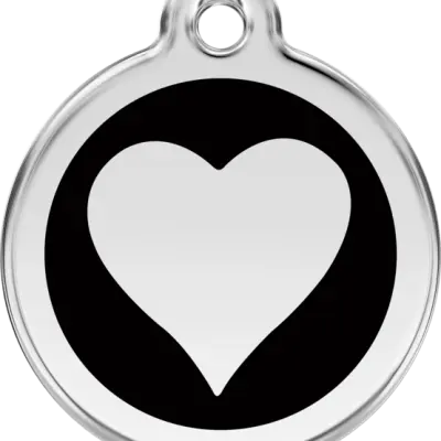 Red Dingo - ID-bricka Skolväska Elegant Hjärta Lila